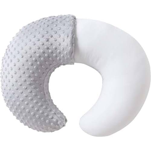 Amazon.com: DONOMILO Nursing Pillow and Positioner Breastfeeding and Bottle Feeding | Propping Baby, Tummy Time, Sitting Support for Baby Boy and Baby Girl, with Removable Dots Cover (Rose Gray)
