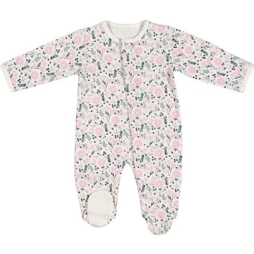 Magnetic Me Footie Pajamas - 100% Organic Cotton Baby Pajamas - Quick Magnetic Fastener Sleeper for Baby Boy and Girl