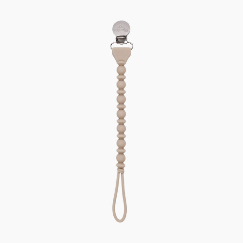 Itzy Ritzy Pacifier Clip - Toast