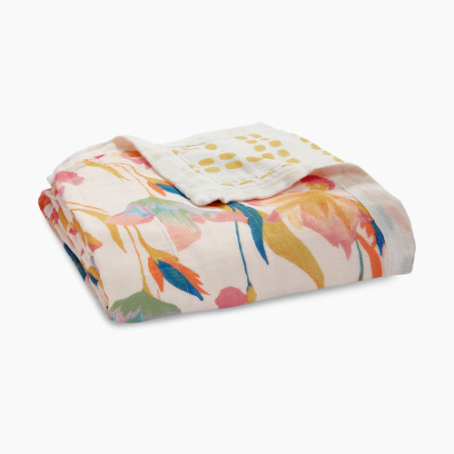 Aden + Anais silky soft dream blanket - Marine Gardens
