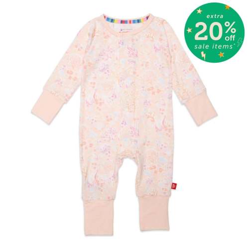 coral floral modal magnetic grow with me convertible coverall – Magnetic Me
