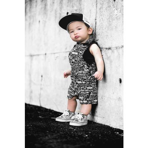 Cut Off Overalls in Urban Drip [Midnight Edition]