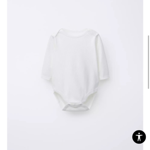 6 MONTHS-3 YEARS/ THREE-PACK OF LONG SLEEVE BODYSUITS - Oyster-white | ZARA United States