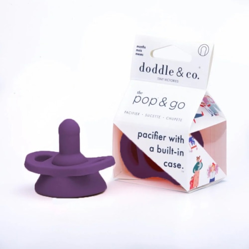 Pop & Go Pacifiers - Plum, 3+ month