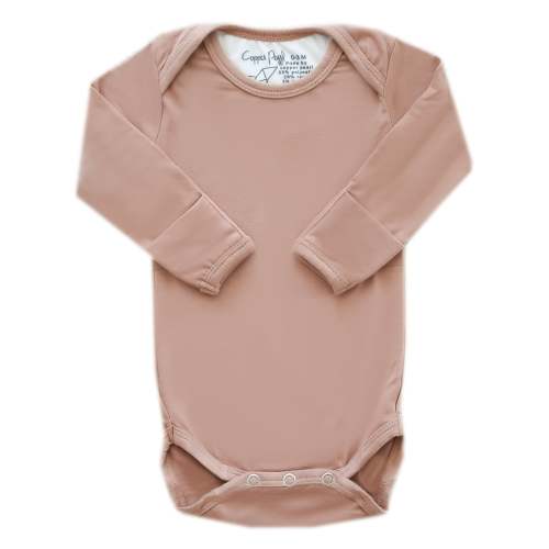 Long Sleeve Bodysuit - Pecan