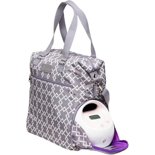 Sarah Wells Lizzy Breast Pump Tote (Gray)