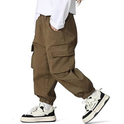 MINI PANDA Toddler Pants Girls&Boys，Stretch Twill Chino Toddler Pants