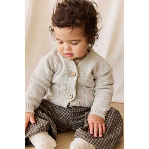 Franco Cardigan - Light Grey Marle – Jamie Kay USA