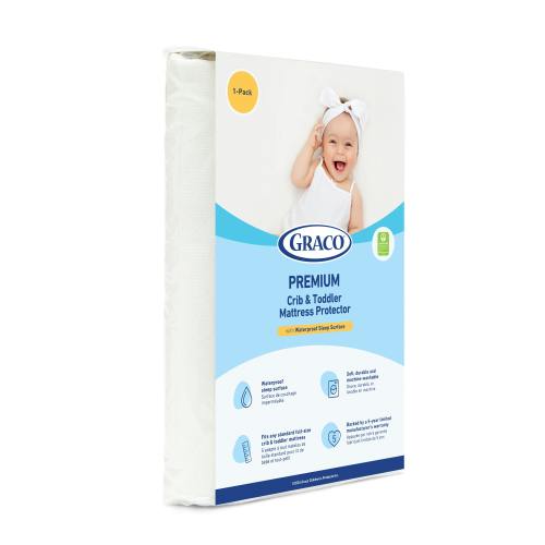 Premium Waterproof Crib And Toddler Mattress Protector