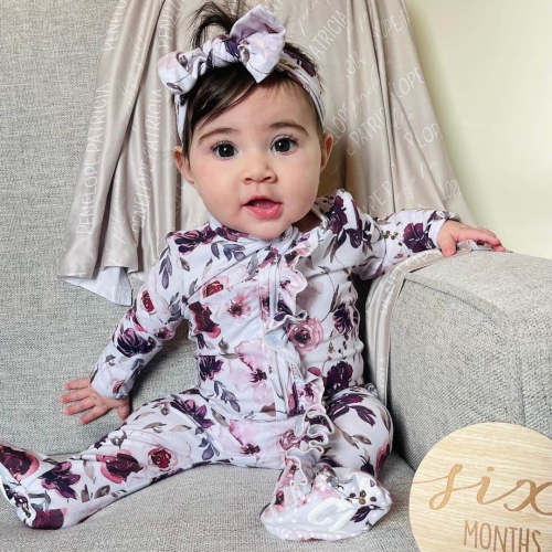 Girl Ruffle Zipper Footies | Best Sellers