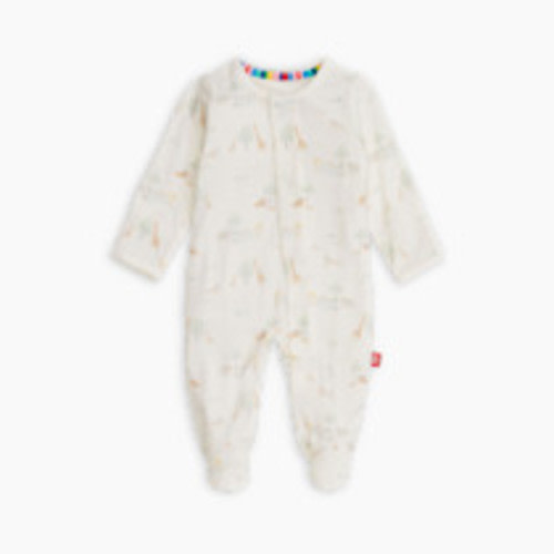 Magnetic Me Modal Magnetic Footie - Serene Safari-White, 3-6 M