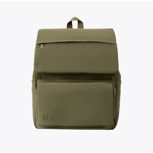 BÉIS 'The Ultimate Diaper Backpack' in Olive - Green or BLACK Backpack Diaper Bag