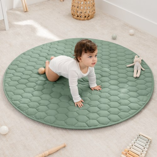 Play Mat with Non-Slip Bottom - Fern