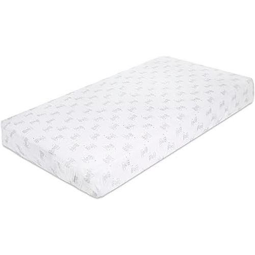 aden + anais Essentials Classic Crib Sheet, 100% Cotton Muslin, Super Soft, Breathable, Tailored Snug Fit, Safari Babes - Elephant