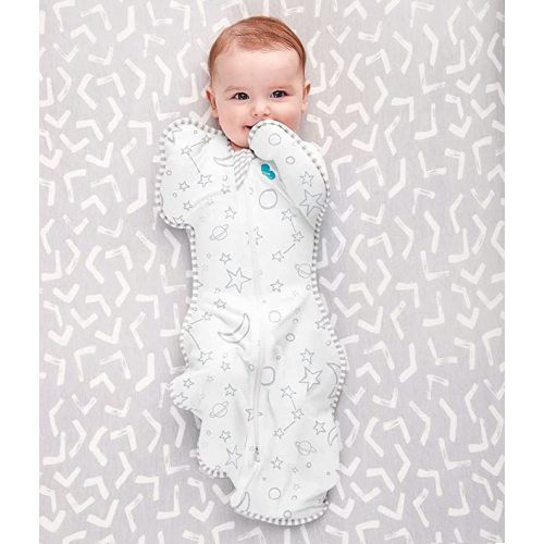 Love to Dream Swaddle UP Silky-Lux 1.0 TOG, Cream, Newborn, 5-8.5 lbs, Super Soft and Luxurious 100% Viscose, Allow Baby to Sleep in Their Preferred Arms Up Position