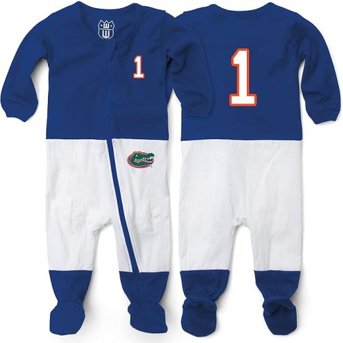Wes and Willy Baby College Sports Fan Football Jersey Sleeper
