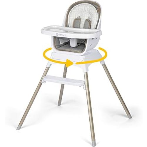 Safety 1st Grow and Go Essential Rotating High Chair, French Grey