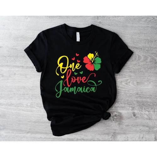 One Love Jamaica Shirt, Jamaican Vacation Gift, Jamaica Independence One Love Shirt, Love Jamaica African American Proud Black History Month