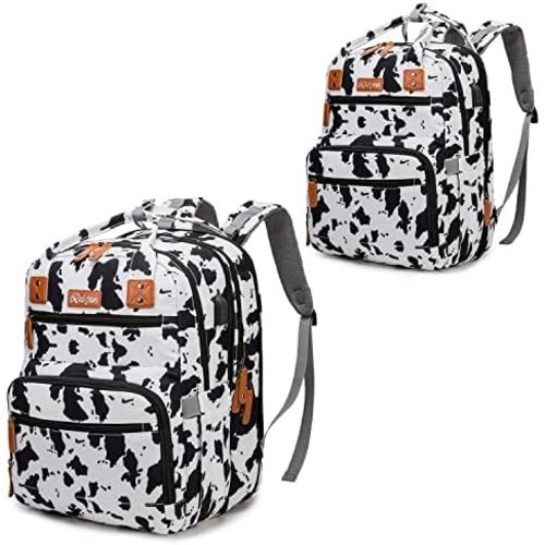 Rabjen Diaper Bag Backpack, Transformable Baby Bag, Spacious Enough for Twins' Stuff, Multifunction Back Pack