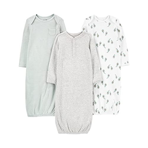 Simple Joys by Carter's Baby 3-Pack Neutral Cotton Sleeper Gown