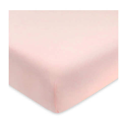 Organic Cotton Fitted Crib Sheet | Honest Baby Clothing | Pink Salt