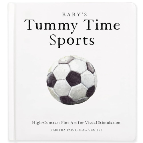 Baby's Tummy Time Sports: High-Contrast Fine Art for Visual Stimulation (Tabitha Paige Children's Book Series)