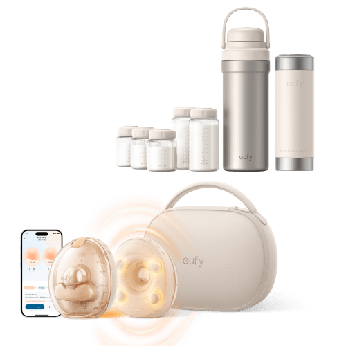 eufy Wearable Breast Pump S2 Pro & Portable Milk Cooler E10