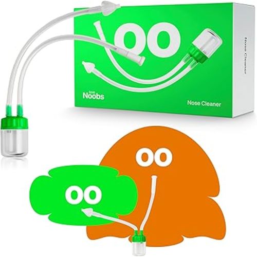 Nose Sucker for Baby by LoveNoobs™, Safe Nasal Aspirator for Baby, Baby Nose Sucker, Baby Booger Sucker, Saca Mocos para Bebes, Infant Nose Sucker, Newborn Nose Sucker, No Extra Filter Needed