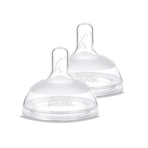 Playtex NaturaLatchNipple, Slow Flow, 2-Count