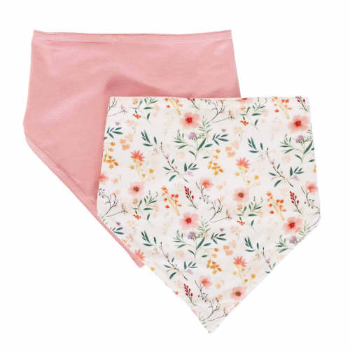 Winnie's Wildflowers 2pc Bandana Bibs