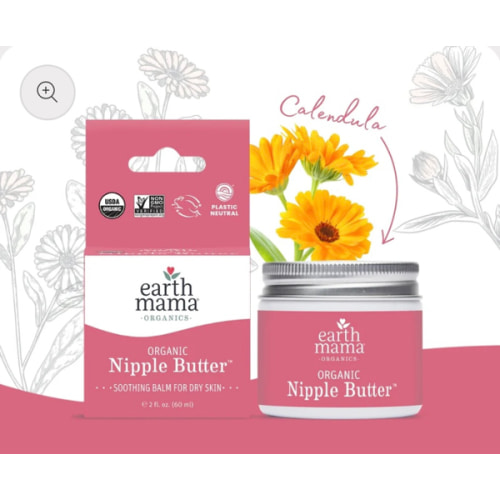 Organic Nipple Butter Breastfeeding Cream | Earth Mama