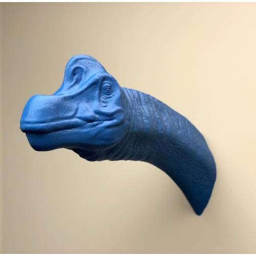 Brachiosaurus Head Wall Art Mount - 3D Printed Bust