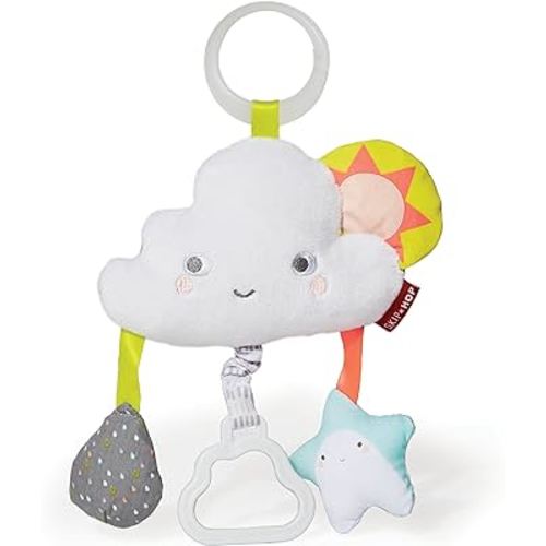 Skip Hop Baby Stroller Toy, Silver Lining Cloud Jitter, Cloud