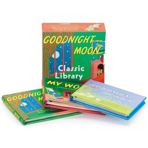 Goodnight Moon Classic Library: Contains Goodnight Moon, The Runaway Bunny, and My World[Miniature Edition-3.5 Inches]