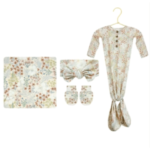 Pearl Newborn Headband Bundle (Gown)