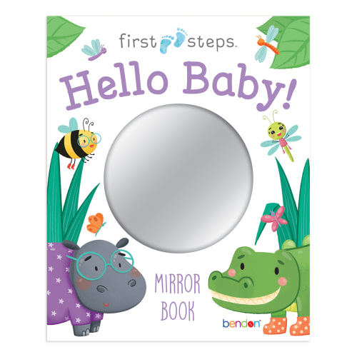 Hinkler First Steps Hello Baby! Board Book with Mirror