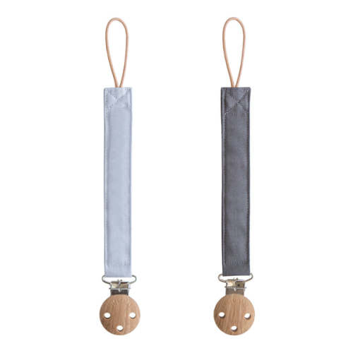 Linen Pacifier Clip 2-Pack – Mushie