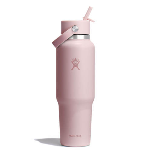 40 oz Wide Mouth Travel Bottle with Flex Straw Cap