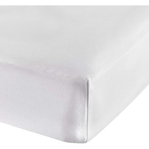 Cotton Crib Sheets - Fitted Crib Sheet for Standard Crib Mattress - Ultra Soft Crib Sheets for Boys Girls Baby - Universal - Snug Fitted - Cotton - 28"x52" (Solid White)