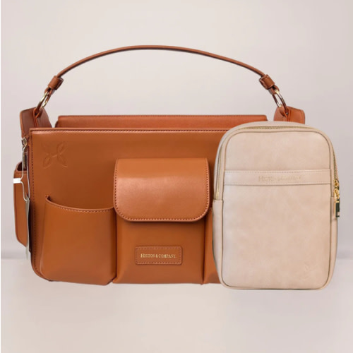 Diaper Bag Mini Mae + Caddy Bundle