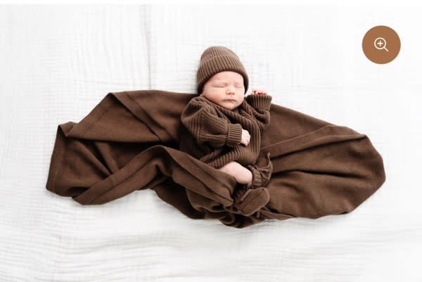 Knit Blanket - Cocoa