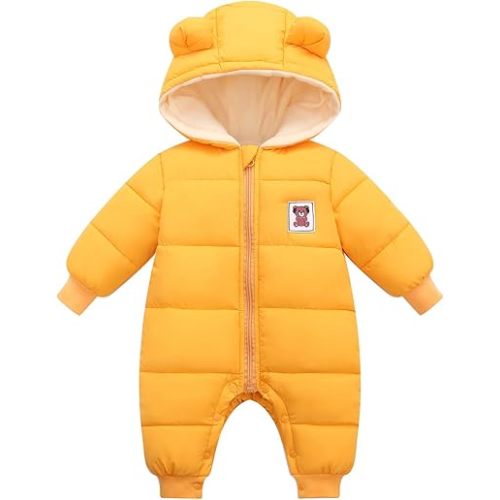 Cute Baby Boys Snowsuit New Born baby girls Winter Coat Toddler Clothes