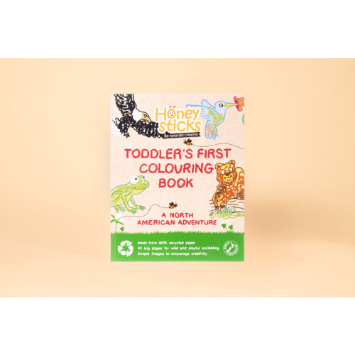 Toddlers First Coloring Book - A North American Adventure