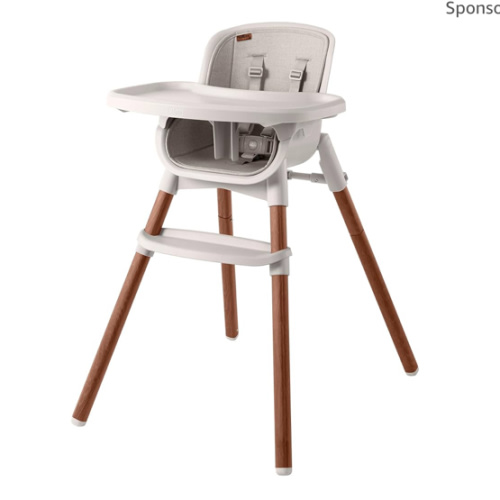 Chicco Zest™ LE 4-in-1 Folding High Chair, Feeding Chair, Toddler Chair and Youth Stool, Multi-Use Easy Clean High Chair | Chai/Beige