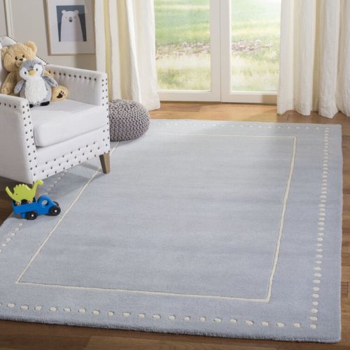 Cruz Hand Tufted Wool Solid Color Rug