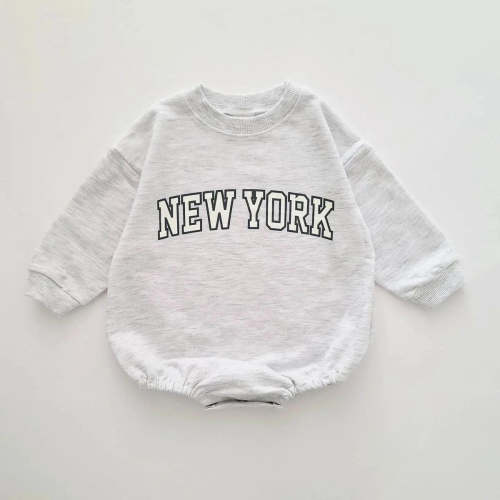 Baby New York Sweatshirt Romper