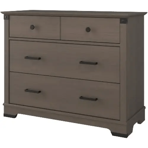 Child Craft Redmond 3 Drawer Dresser for Nursery or Bedroom, Plenty of Storage, Anti-Tip Kit Included to Prevent Tipping, Non-Toxic, Baby Safe Finish (Dapper Gray)