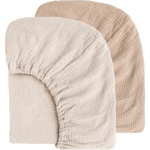Soft Breathable Crib Sheets for Baby Girls and Boys