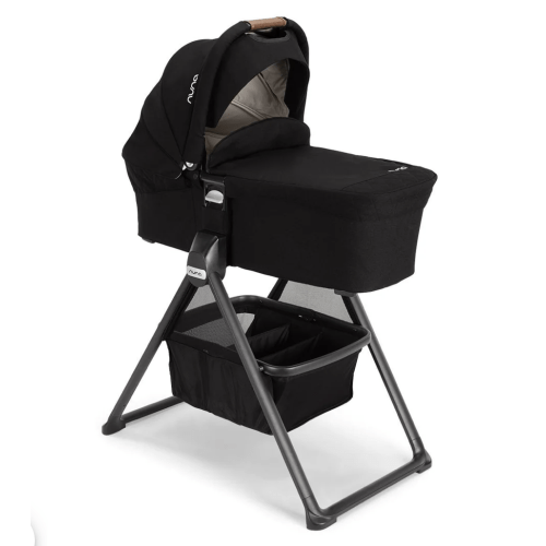 Nuna MIXX Bassinet + Stand in Caviar