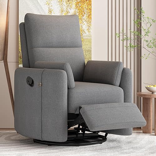 Swivel Rocker Glider Chair for Nursery